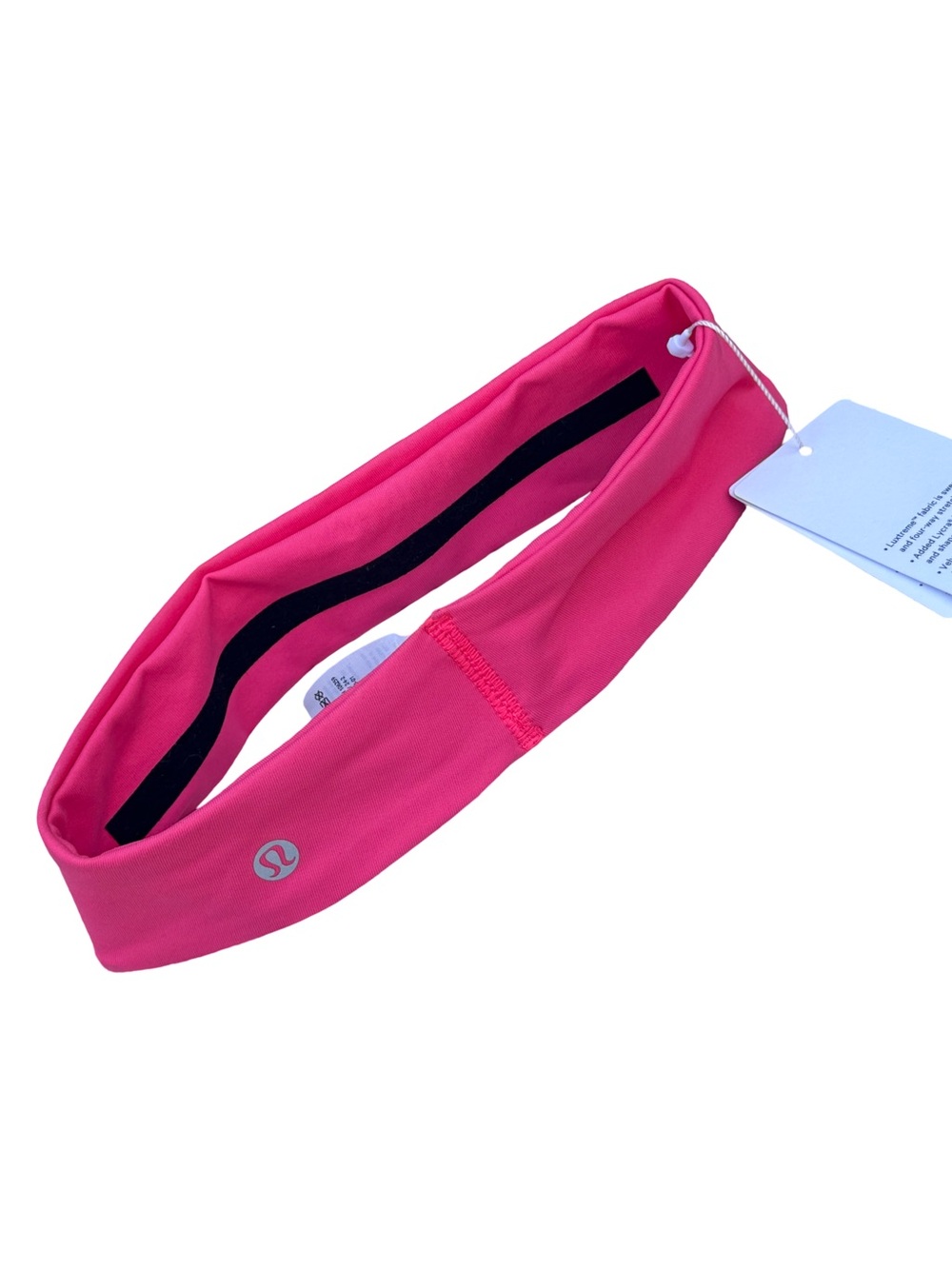 🩷 lululemon Hot Pink Performance Headband with Reflective‎ Logo